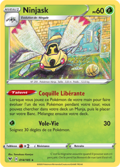 Ninjask (Épée et Bouclier Voltage Éclatant 014)