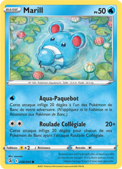 Marill (Épée et Bouclier Poing de Fusion 058)