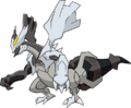 Artwork officiel de la forme Kyurem Noir pour le Pokémon Global Link.