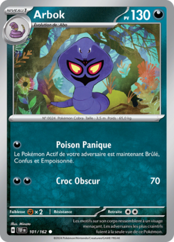 Arbok (Écarlate et Violet Forces Temporelles 101)