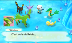 Viridium en larmes a reconnu la voix de Keldeo.