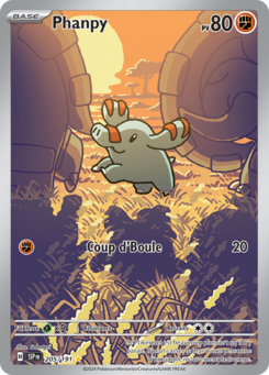 Phanpy (Écarlate et Violet Étincelles Déferlantes 205)