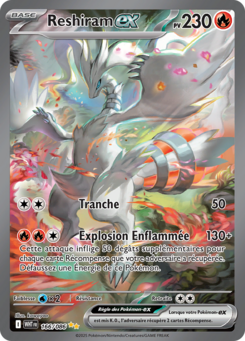 Reshiram-ex (Écarlate et Violet Flamme Blanche 166)