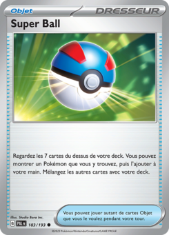 Super Ball (Écarlate et Violet Évolutions à Paldea 183)