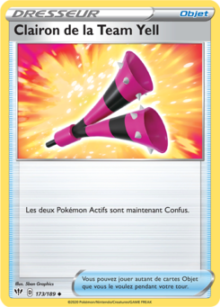Clairon de la Team Yell (Épée et Bouclier Ténèbres Embrasées 173)