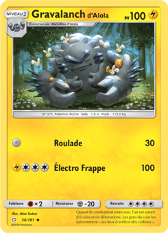 Gravalanch d'Alola (Soleil et Lune Duo de Choc 36)