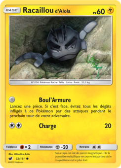 Racaillou d'Alola (Soleil et Lune Invasion Carmin 32)