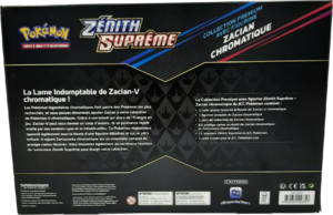 Collection Premium avec figurine Zénith Suprême Zacian chromatique Verso.png