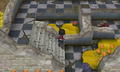 Kalem près de la sortie nord de l'Hôtel Désolation dans Pokémon X et Y.