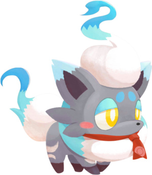Zorua de Hisui chromatique (Rouge classique)-CM.png