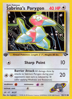 Sabrina's Porygon (Gym Challenge 98)