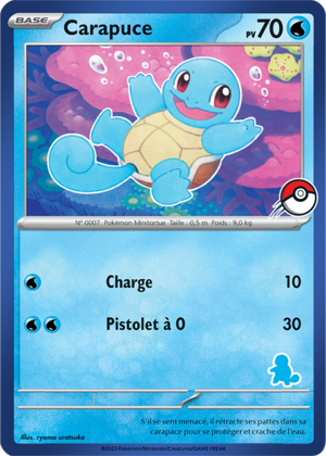 Carte Mon premier combat Carapuce Carapuce (premier).png