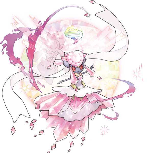 Fichier:Artwork évolution Méga-Diancie.png