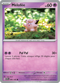 Mélofée (Écarlate et Violet Flammes Obsidiennes 081)