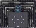 La grotte avec un Regigigas événementiel dans son équipe dans Pokémon Platine.