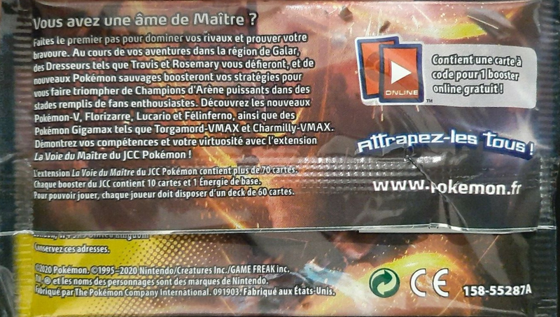 Fichier:Booster La Voie du Maître Verso.png