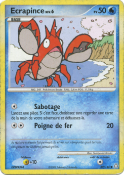 Ecrapince (Diamant & Perle Éveil des Légendes 89)