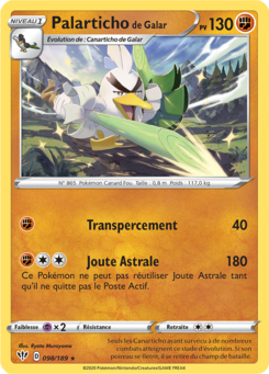 Palarticho de Galar (Épée et Bouclier Ténèbres Embrasées 098)