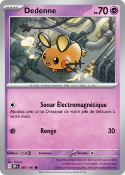 Dedenne (Écarlate et Violet Étincelles Déferlantes 087)