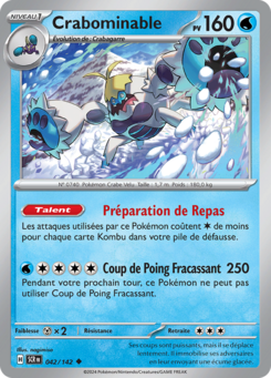 Crabominable (Écarlate et Violet Couronne Stellaire 042)