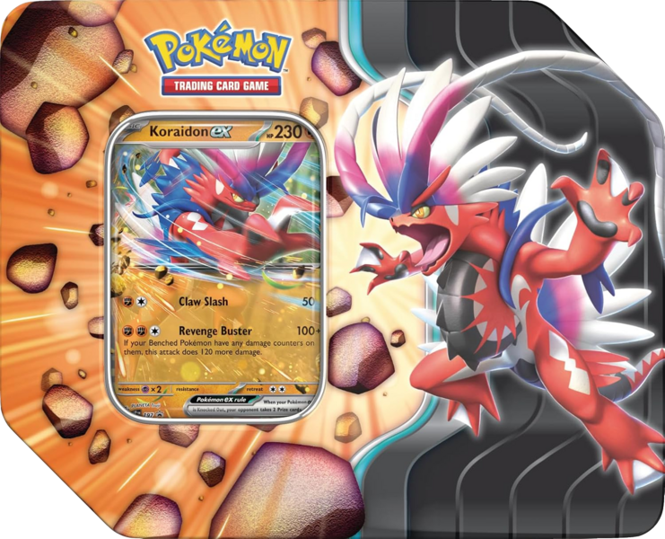 Fichier:Slashing Legends Tin Koraidon-ex (Amérique du Nord).png