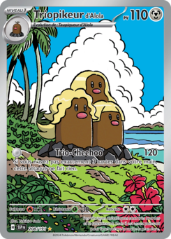 Triopikeur d'Alola (Écarlate et Violet Étincelles Déferlantes 208)