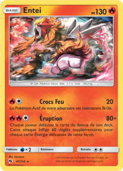 Entei (Soleil et Lune Tonnerre Perdu 47)