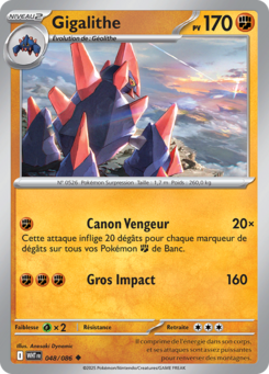 Gigalithe (Écarlate et Violet Flamme Blanche 048)