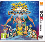 Carabaffe sur Méga Dracaufeu Y sur la Boîte de Jeu de Pokémon Méga Donjon Mystère