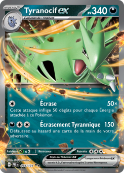 Tyranocif-ex (Écarlate et Violet Évolutions Prismatiques 064)