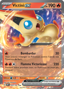 Victini-ex (Écarlate et Violet Flammes Obsidiennes 033)