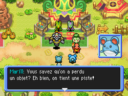 Retrouvailles avec Azurill et Marill.