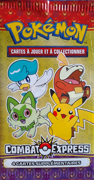 Fichier:Booster Combat Express (2023) Coiffeton, Chochodile, Poussacha et Pikachu.png