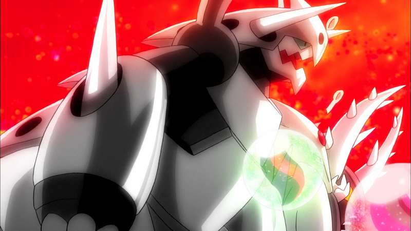 Fichier:Pokémon Méga-Évolution 1 - Intro - Méga-Scarabrute, Méga-Alakazam et Méga-Galeking de Dresseurs.png