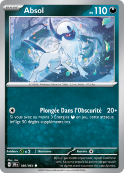 Absol (Écarlate et Violet Fable Nébuleuse 030)