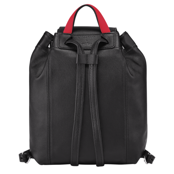 Fichier:Longchamp Sac à dos noir arrière.png