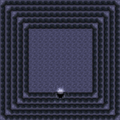 La grotte en temps normal dans Pokémon Platine.