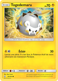 Togedemaru (Soleil et Lune Éclipse Cosmique 74)