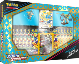 Collection Premium avec figurine Zénith Suprême Zacian chromatique.png