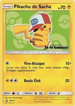 Pikachu de Sacha (Promo SM 112)