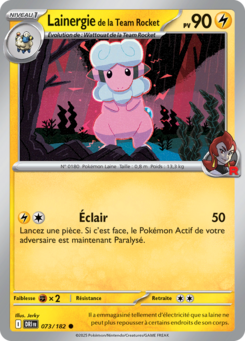 Lainergie de la Team Rocket (Écarlate et Violet Rivalités Destinées 073)