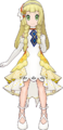 Le look de Lilie célébrant les 5 ans de Pokémon Masters EX.