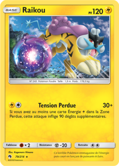 Raikou (Soleil et Lune Tonnerre Perdu 79)