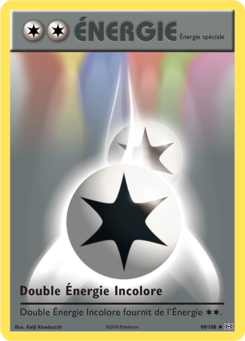 Double Énergie Incolore (XY Évolutions 90)