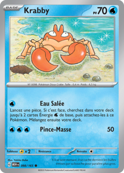 Krabby (Écarlate et Violet 151 098)