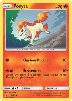 Ponyta (Soleil et Lune Duo de Choc 17)