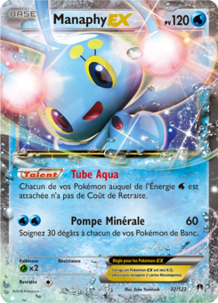 Manaphy-EX (XY Rupture TURBO 32)