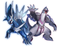 Artwork pour l'événement Pokémon Légendaire, avec Dialga.