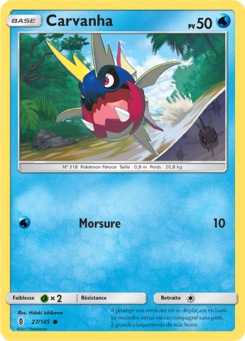 Carvanha (Soleil et Lune Gardiens Ascendants 27)