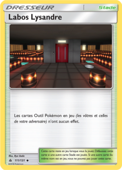 Labos Lysandre (Soleil et Lune Lumière Interdite 111)